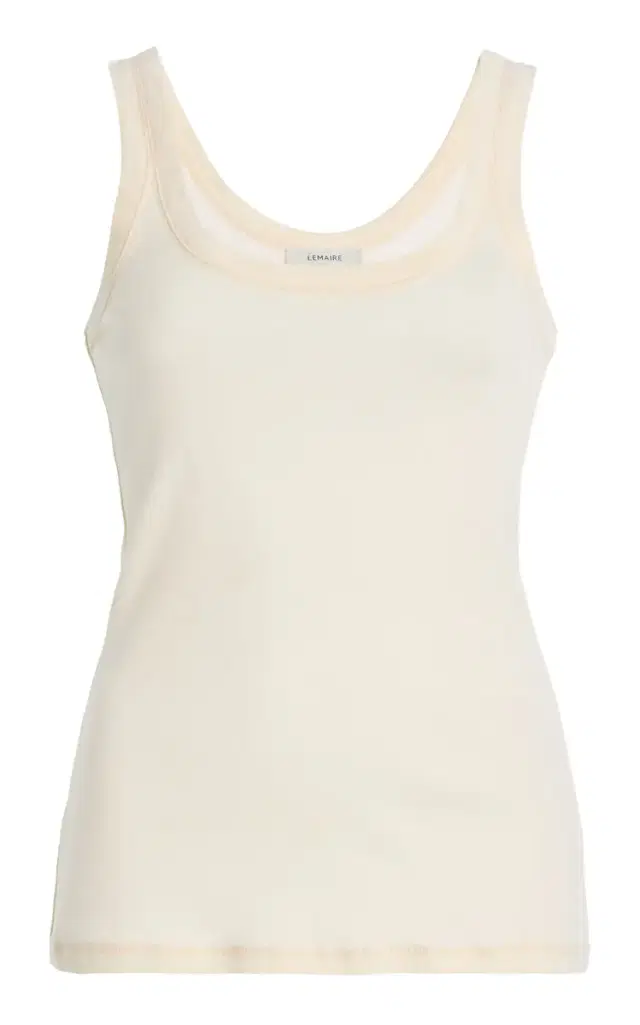 Ribbed Cotton Tank Top