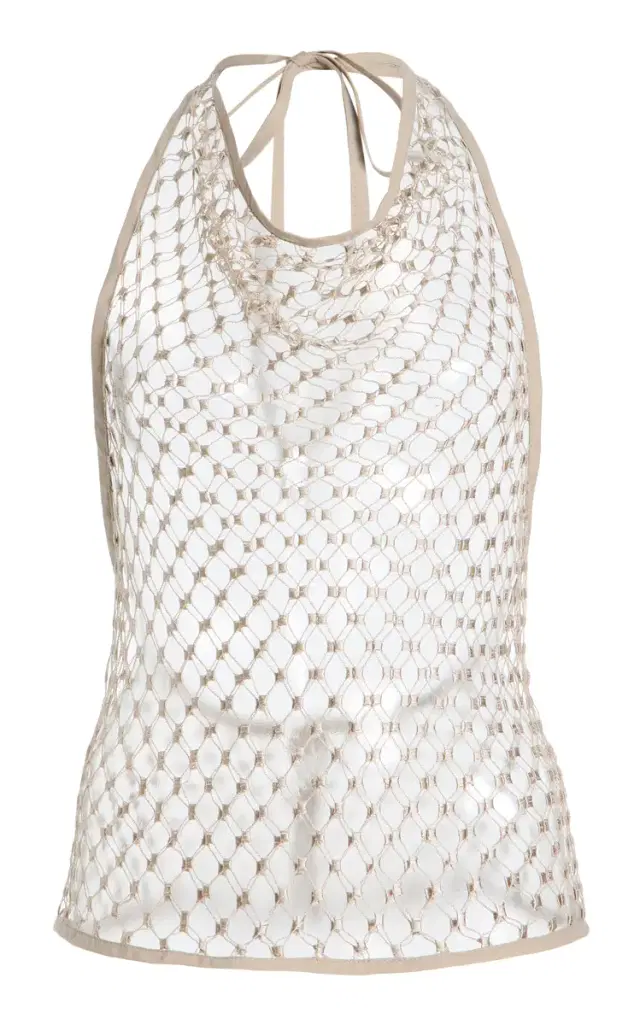 Fishnet Halter Top