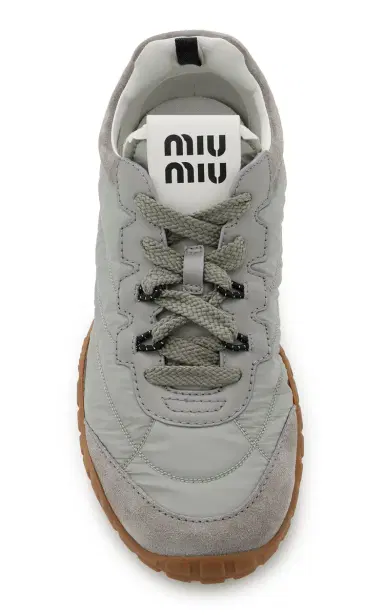 Miu Miu Tyre Nylon Sneakers | Thumbnail 3 Miu Miu Tyre Nylon Sneakers | Thumbnail 3