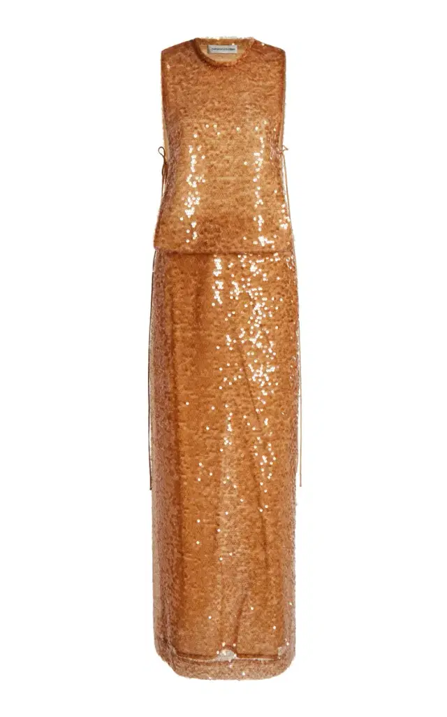 Lluminate Sequined Gown