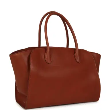 The Row The Row Marlo 12 Tote Bag Acero Polished Saddle Silver Hardware | Thumbnail 2 The Row The Row Marlo 12 Tote Bag Acero Polished Saddle Silver Hardware | Thumbnail 2