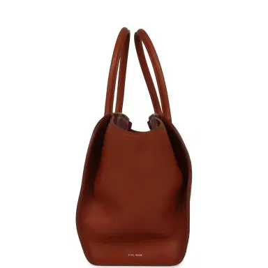 The Row The Row Marlo 12 Tote Bag Acero Polished Saddle Silver Hardware | Thumbnail 3 The Row The Row Marlo 12 Tote Bag Acero Polished Saddle Silver Hardware | Thumbnail 3