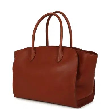 The Row The Row Marlo 12 Tote Bag Acero Polished Saddle Silver Hardware | Thumbnail 5 The Row The Row Marlo 12 Tote Bag Acero Polished Saddle Silver Hardware | Thumbnail 5