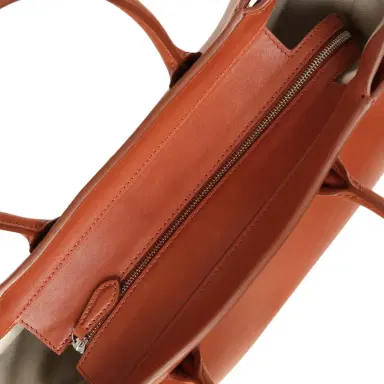 The Row The Row Marlo 12 Tote Bag Acero Polished Saddle Silver Hardware | Thumbnail 8 The Row The Row Marlo 12 Tote Bag Acero Polished Saddle Silver Hardware | Thumbnail 8