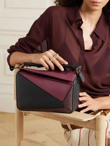 Loewe + Josef Albers Puzzle Square Small Leather Shoulder Bag | Thumbnail 2 Loewe + Josef Albers Puzzle Square Small Leather Shoulder Bag | Thumbnail 2
