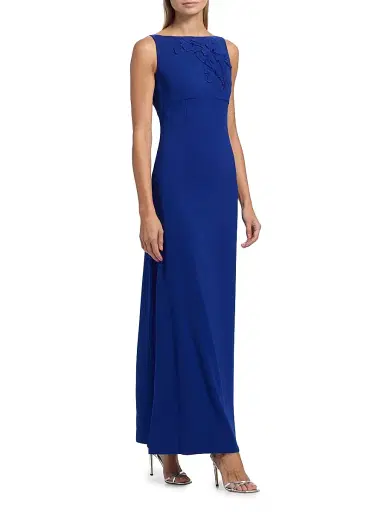 SACHIN & BABI Women's Tracey Embellished Crepe Sleeveless Gown | Thumbnail 4