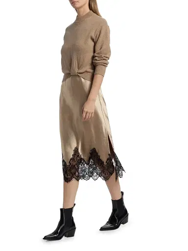 dh New York Women's Sol Combo Sweater Dress - Oatmeal Combo | Thumbnail 2