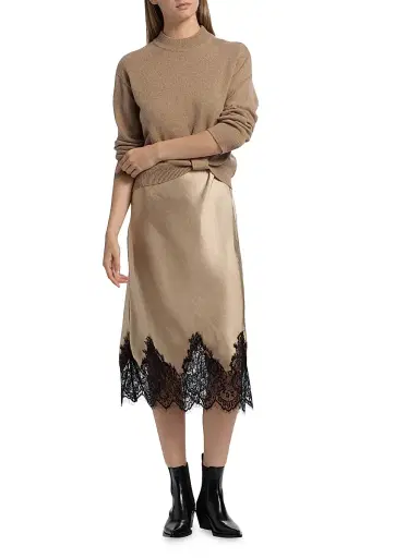 dh New York Women's Sol Combo Sweater Dress - Oatmeal Combo | Thumbnail 3