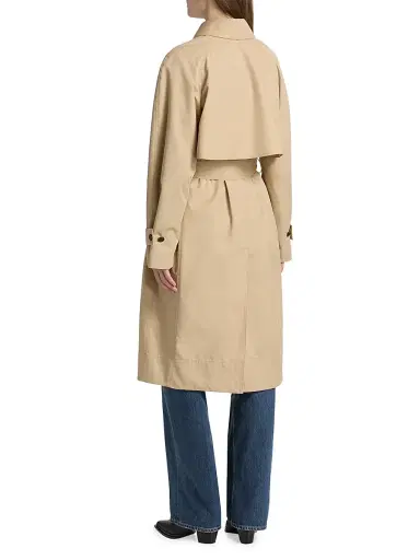 A.L.C. Women's Asher Oversized Belted Trench Coat - Beige - Size XL | Thumbnail 5