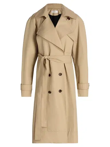 A.L.C. Women's Asher Oversized Belted Trench Coat - Beige - Size XL | Thumbnail 1