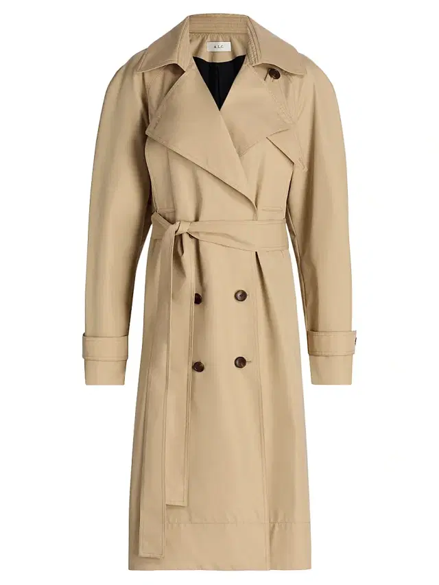 A.L.C. Women's Asher Oversized Belted Trench Coat - Beige