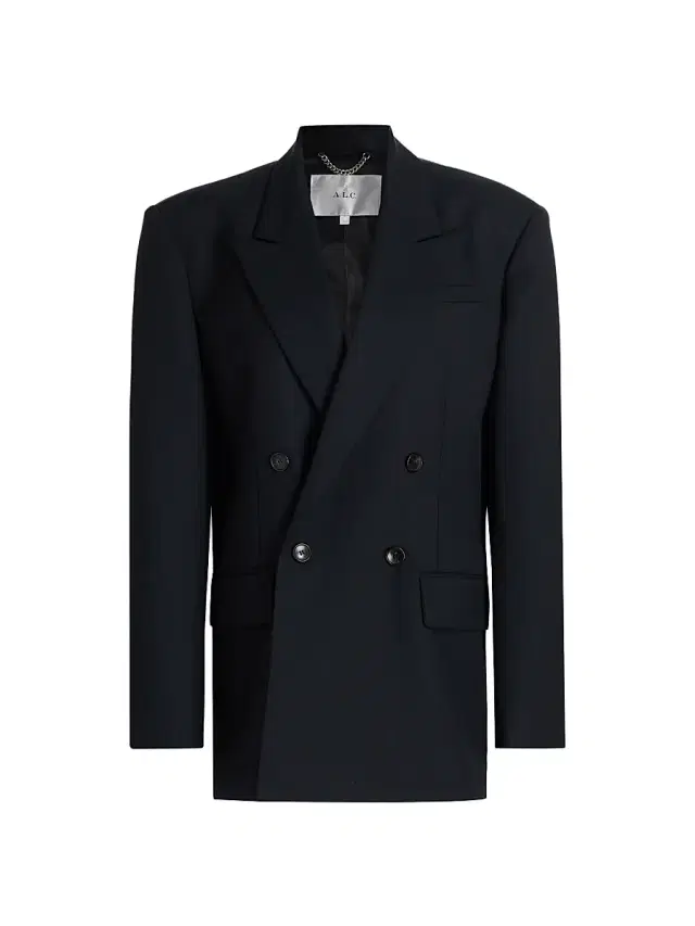 A.L.C. Women's Calla Oversized Double-Breasted Blazer - Evening Blue