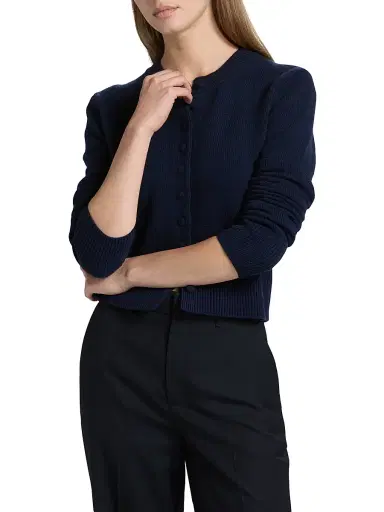 A.L.C. Women's Skyler Cashmere Cardigan - Navy - Size XL | Thumbnail 3 A.L.C. Women's Skyler Cashmere Cardigan - Navy - Size XL | Thumbnail 3