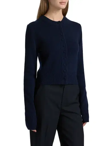 A.L.C. Women's Skyler Cashmere Cardigan - Navy - Size XL | Thumbnail 4 A.L.C. Women's Skyler Cashmere Cardigan - Navy - Size XL | Thumbnail 4