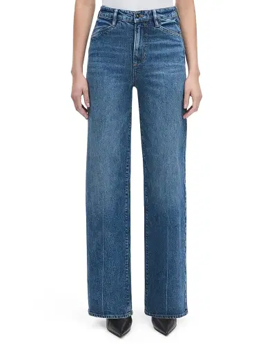 Favorite Daughter Women's Campbell Wash Mischa Super High-Rise Wide-Leg Jeans - Campbell - Size 31 | Thumbnail 4