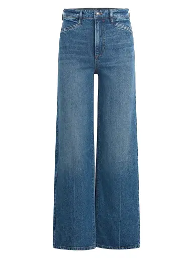 Favorite Daughter Women's Campbell Wash Mischa Super High-Rise Wide-Leg Jeans - Campbell - Size 31 | Thumbnail 1
