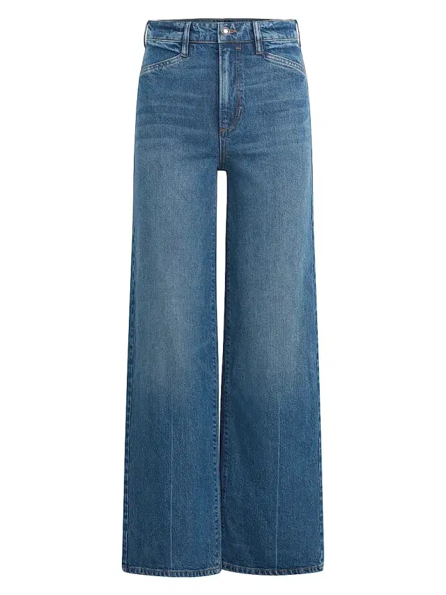 Women's Campbell Wash Mischa Super High-Rise Wide-Leg Jeans - Campbell