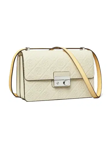 Tory Burch Women's T Monogram Pebbled Leather Shoulder Bag | Thumbnail 5 Tory Burch Women's T Monogram Pebbled Leather Shoulder Bag | Thumbnail 5