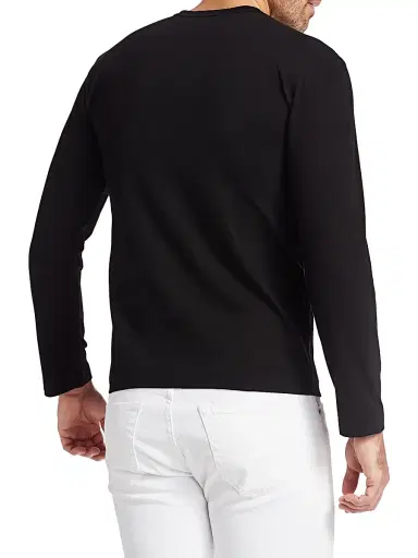 Comme des Garçons PLAY Men's Graphic Heart Long-Sleeve Tee - Black | Thumbnail 5 Comme des Garçons PLAY Men's Graphic Heart Long-Sleeve Tee - Black | Thumbnail 5