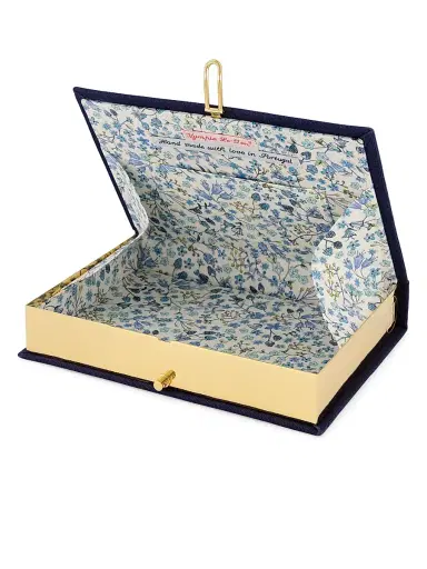 Olympia Le-Tan Women's Cocktail, Olympia of Greece X OLT Dirty Martini Book Clutch - Black | Thumbnail 2