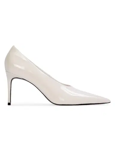 Black Suede Studio Women's Jona 80MM Leather Pumps - Coconut Patent - Size 6 | Thumbnail 1