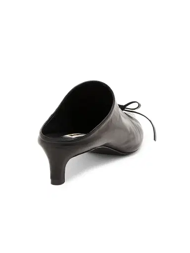 Jil Sander Women's 25MM Bow-Detail Leather Mules | Thumbnail 3 Jil Sander Women's 25MM Bow-Detail Leather Mules | Thumbnail 3