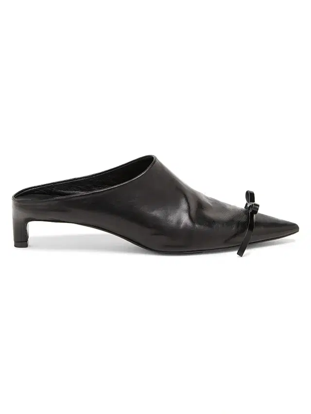 Jil Sander Women's 25MM Bow-Detail Leather Mules - Black