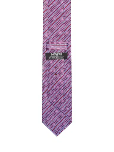 Stefano Ricci Men's Luxury Silk Tie - Red And Blue | Thumbnail 3 Stefano Ricci Men's Luxury Silk Tie - Red And Blue | Thumbnail 3