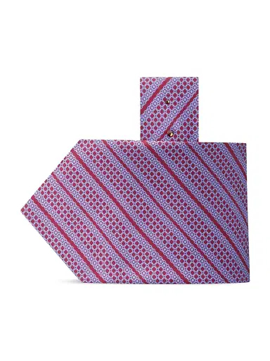 Stefano Ricci Men's Luxury Silk Tie - Red And Blue | Thumbnail 1 Stefano Ricci Men's Luxury Silk Tie - Red And Blue | Thumbnail 1