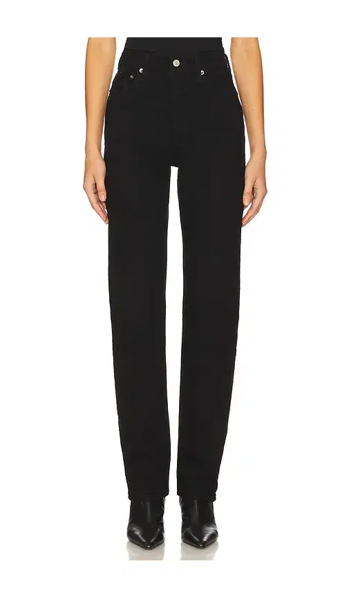 AGOLDE 90s Pinch Waist Long High Rise Straight Jeans