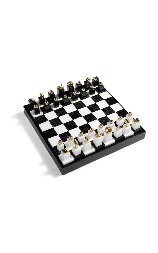 Deco Marble Chess Set - Multi