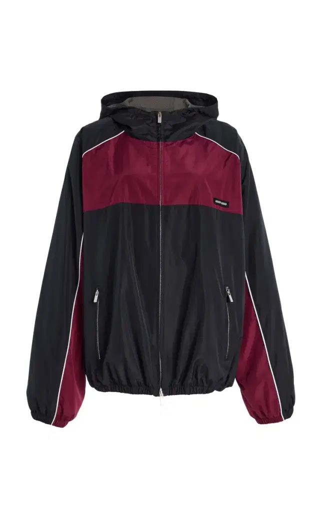 Recycled Nylon Windbreaker Jacket