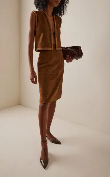Giuliva Heritage The Lia Suede Vest | Thumbnail 2 Giuliva Heritage The Lia Suede Vest | Thumbnail 2