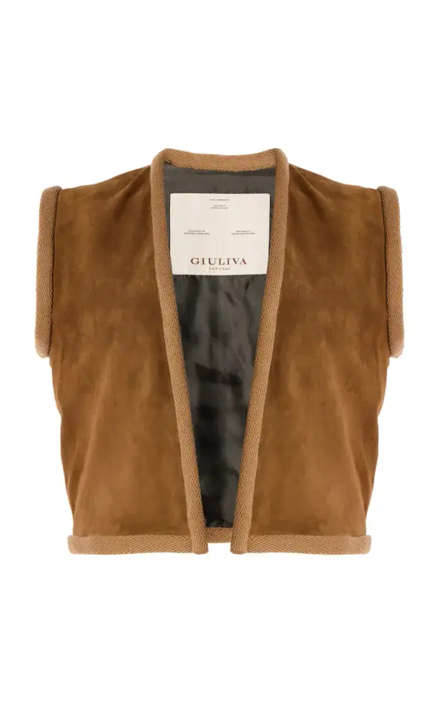 Giuliva Heritage The Lia Suede Vest