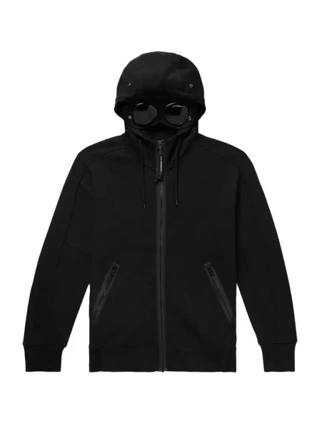 Goggle Logo-Appliquéd Cotton-Jersey Zip-Up Hoodie - Men