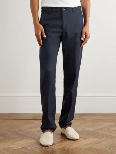 ELEVENTY Straight-Leg Stretch Wool and Cashmere-Blend Trousers - Men | Thumbnail 3 ELEVENTY Straight-Leg Stretch Wool and Cashmere-Blend Trousers - Men | Thumbnail 3