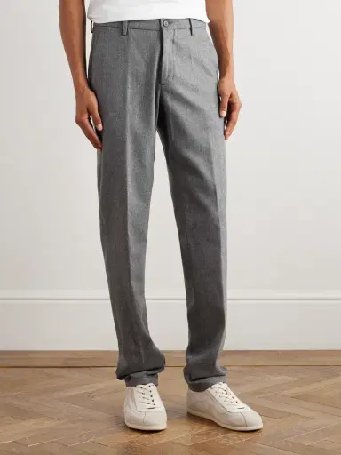ELEVENTY Straight-Leg Stretch Wool and Cashmere-Blend Trousers - Men | Thumbnail 3 ELEVENTY Straight-Leg Stretch Wool and Cashmere-Blend Trousers - Men | Thumbnail 3
