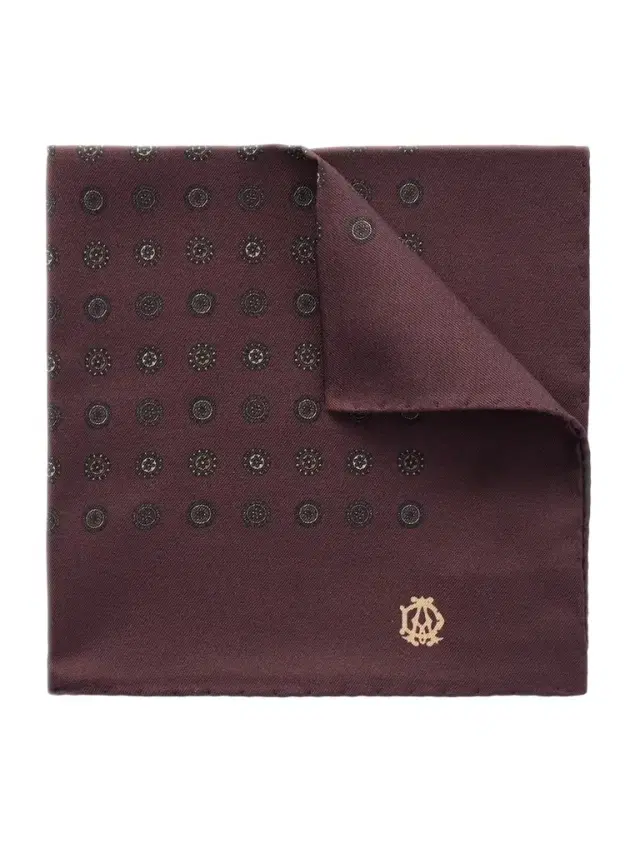 Printed Mulberry Silk-Twill Pocket Square - Men