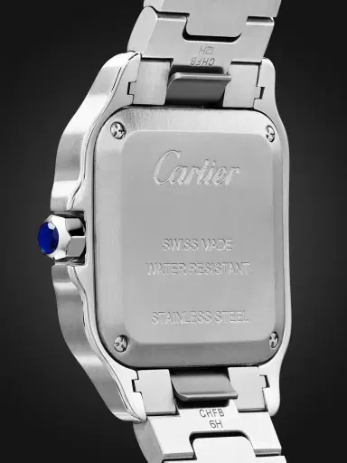 Cartier Santos de Small Interchangeable Stainless Steel and 18-Karat Gold Watch, Ref. W2SA0033 - Men | Thumbnail 4 Cartier Santos de Small Interchangeable Stainless Steel and 18-Karat Gold Watch, Ref. W2SA0033 - Men | Thumbnail 4