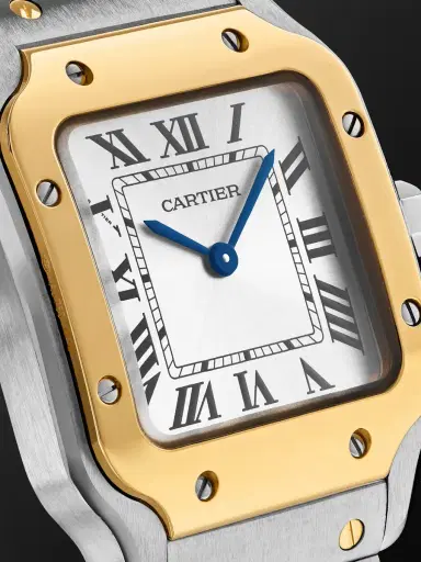 Cartier Santos de Small Interchangeable Stainless Steel and 18-Karat Gold Watch, Ref. W2SA0033 - Men | Thumbnail 5 Cartier Santos de Small Interchangeable Stainless Steel and 18-Karat Gold Watch, Ref. W2SA0033 - Men | Thumbnail 5