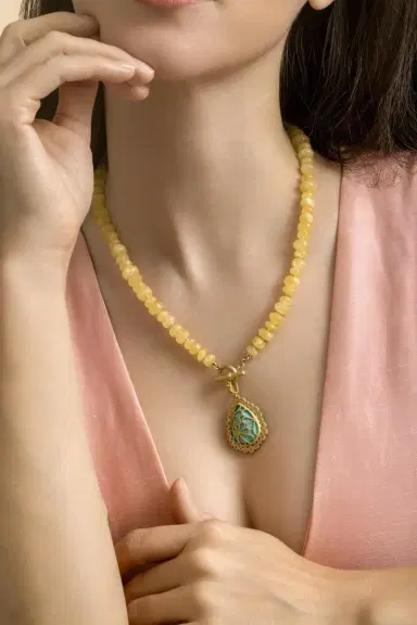 LEIGH MAXWELL Danburite Bead Necklace | Thumbnail 2