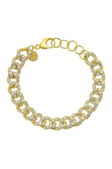 BUDDHA MAMA Diamond Cuban Link Bracelet - 10mm | Thumbnail 1