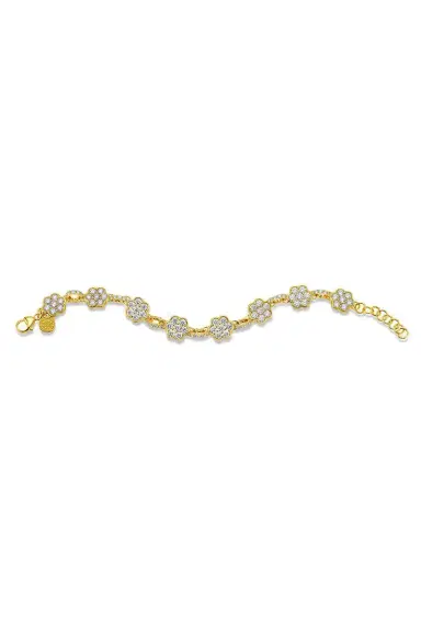 BUDDHA MAMA Diamond Flower Bracelet | Thumbnail 5