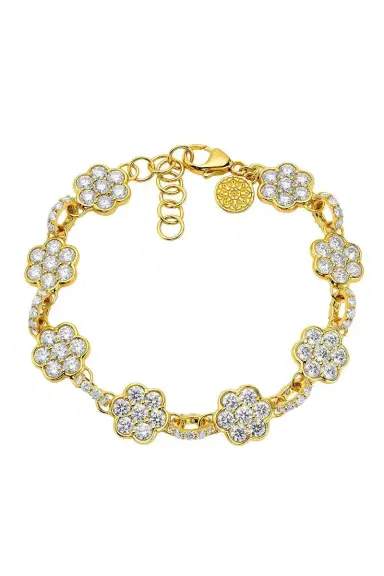 BUDDHA MAMA Diamond Flower Bracelet | Thumbnail 1