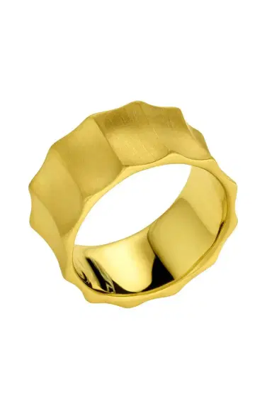 LEIGH MAXWELL Wide Horizontal Wave Band Ring | Thumbnail 3