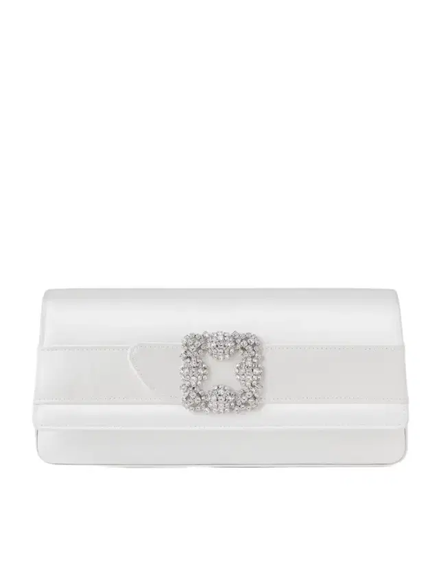 Gothisi Crystal-embellished Satin Clutch