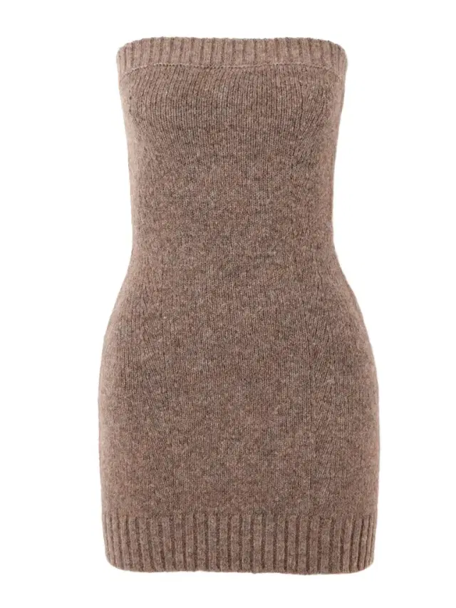 Holland Wool-blend Mini Dress