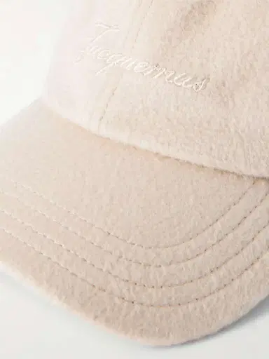 Jacquemus Embroidered Wool Baseball Cap | Thumbnail 4
