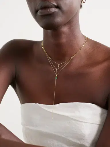 STONE AND STRAND Beekman Birthstone 14-karat Gold Multi-stone Necklace | Thumbnail 5 STONE AND STRAND Beekman Birthstone 14-karat Gold Multi-stone Necklace | Thumbnail 5