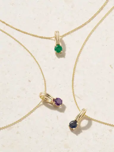 STONE AND STRAND Beekman Birthstone 14-karat Gold Multi-stone Necklace | Thumbnail 6 STONE AND STRAND Beekman Birthstone 14-karat Gold Multi-stone Necklace | Thumbnail 6